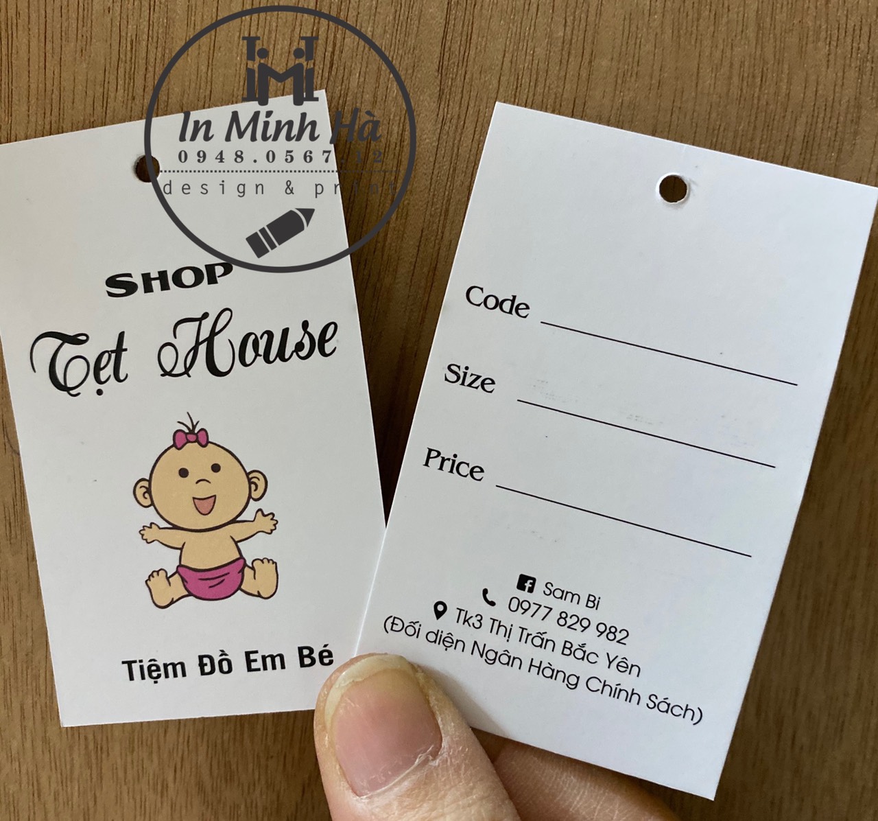 IN MÁC GIẤY CHO SHOP QUẦN ÁO
